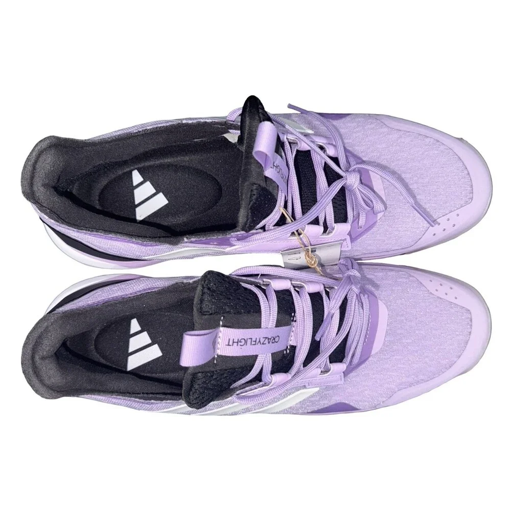 Adidas Crazyflight 6 Womens Size 12.5 Volleyball Sneakers Shoes Purple HP7027